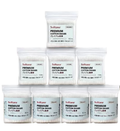 Tăm Bông SoftTana Người Lớn Lốc 12 Bịch